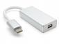 Cable Adapter: Type-C(USB-C) to Mini-Display Port Aluminium Converter 1080P - For Laptop, MacBook Chromebook etc, not for Desktop PC Cable Adapter: Type-C(USB-C) to Mini-Display Port Aluminium Converter 1080P - For Laptop, MacBook Chromebook etc, not for Desktop PC